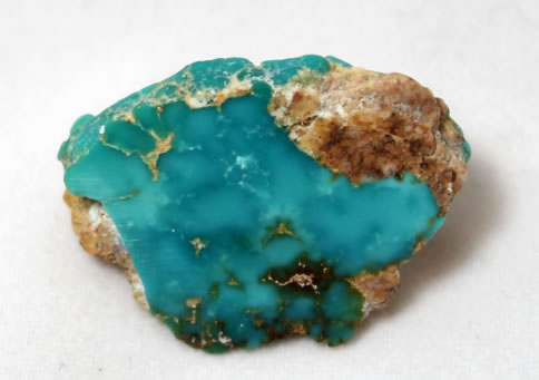 gem blue turquoise from Stone Mountain Mine