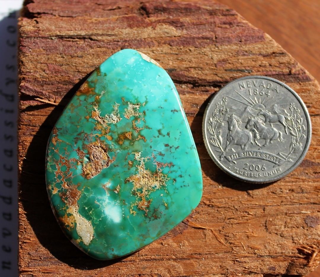 Natural turquoise up close n personal (Stone Mountain Turquoise)
