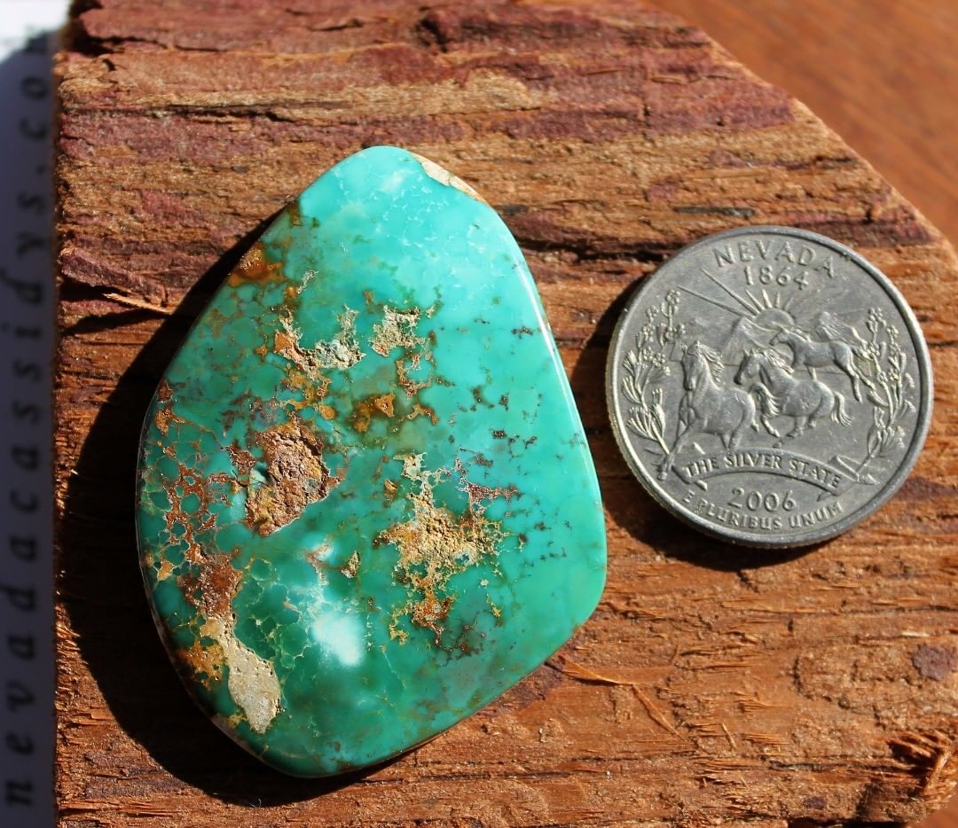 Natural turquoise up close n personal (Stone Mountain Turquoise)

