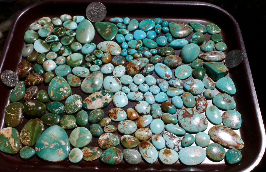 Stone Mountain Turquoise Cabochon Mosaic
