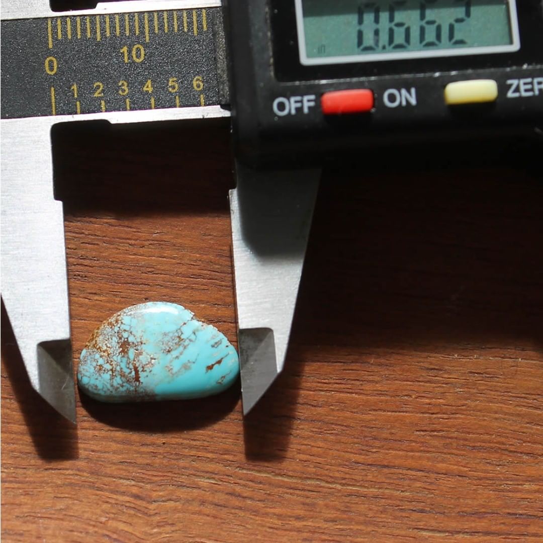 Natural blue turquoise w/ red inclusions (Stone Mountain Turquoise)
DM for inquiries $11 for 4.4 carats untreated & un-backed Nevada turquoise.
